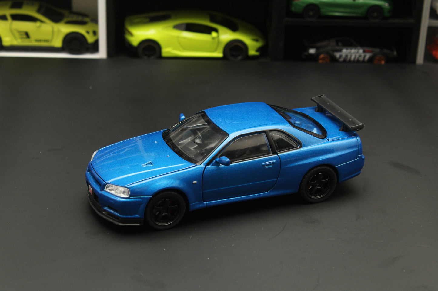 1:32 Nissan GTR R34 , (Blue) -  Kunju Vandi  