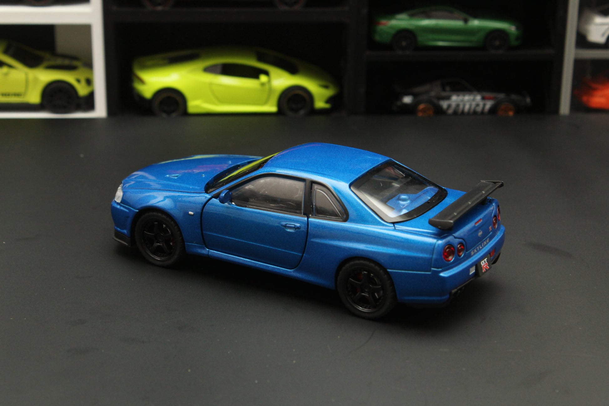 1:32 Nissan GTR R34 , (Blue) -  Kunju Vandi  