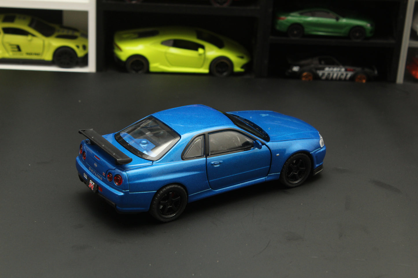 1:32 Nissan GTR R34 , (Blue) -  Kunju Vandi  