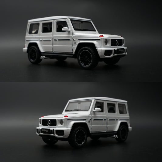 1:32 Scale Mercedes-Benz G63 AMG Diecast Model | Pearl White SUV -  Kunju Vandi