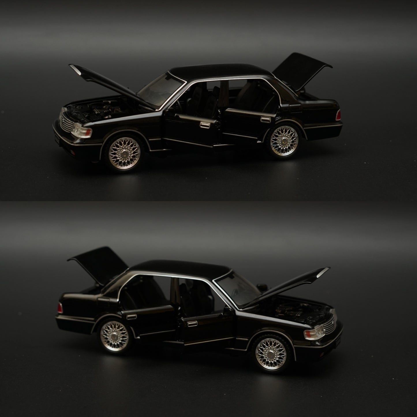 1:32 Toyota Crown Premium Quality , Black -  Kunju Vandi  