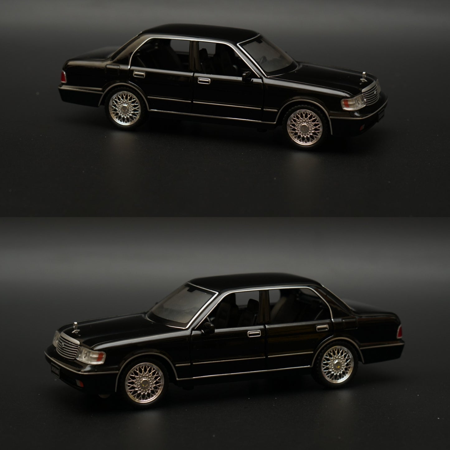 1:32 Toyota Crown Premium Quality , Black -  Kunju Vandi  
