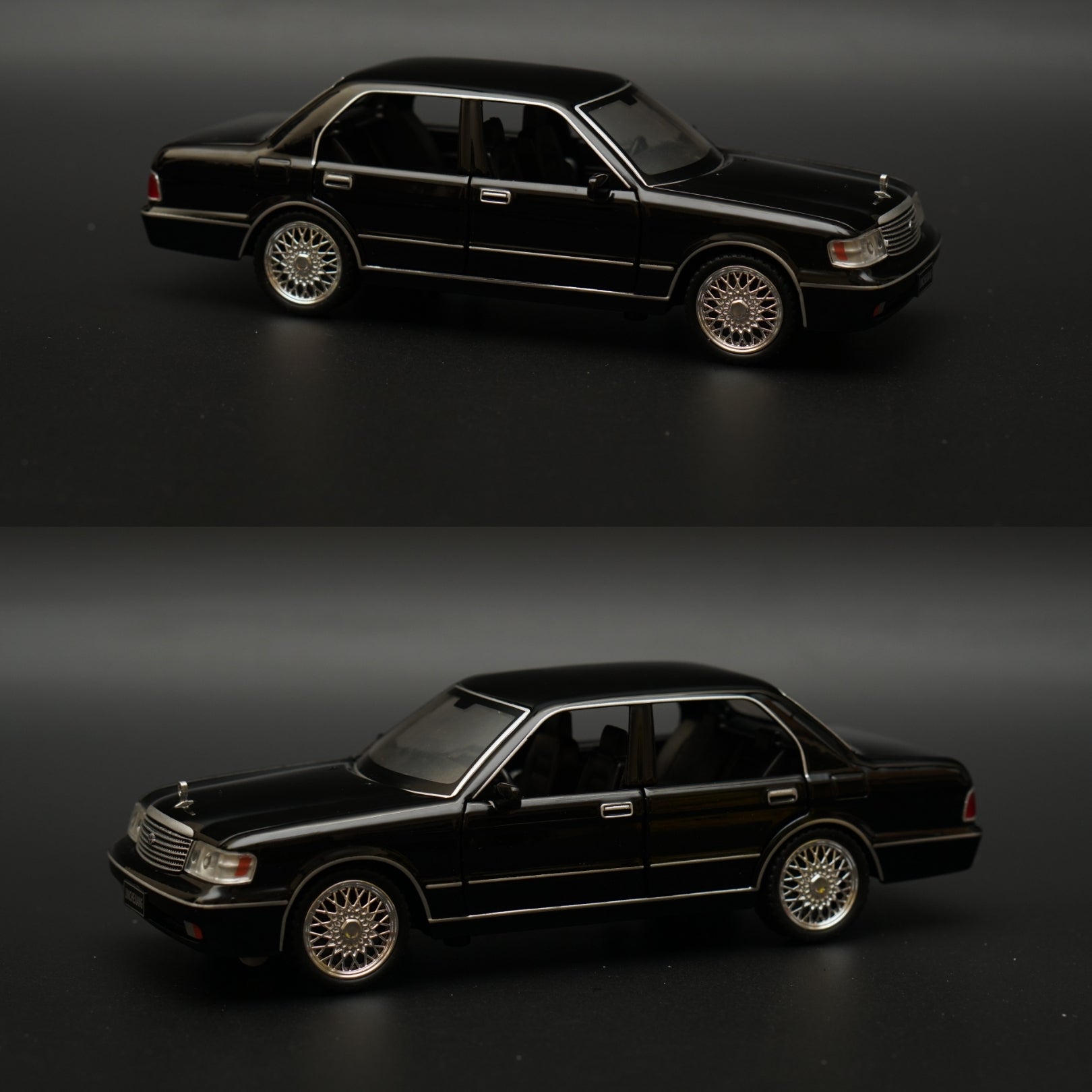1:32 Toyota Crown Premium Quality , Black -  Kunju Vandi  