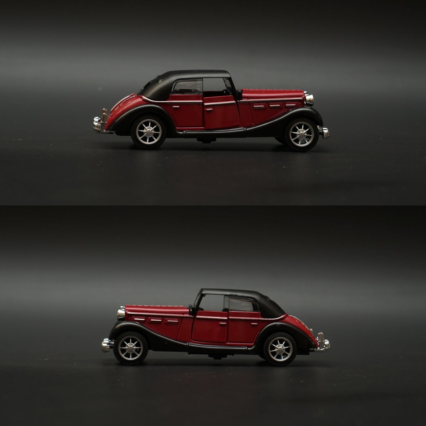 1:36 1932 Horch Vintage Car Brown (Hard top) -  Kunju Vandi  