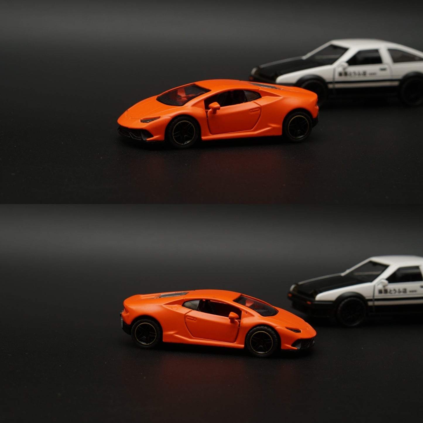 1:36 AE86 , 1:43 lambo Orange , Diecast Combo -  Kunju Vandi  