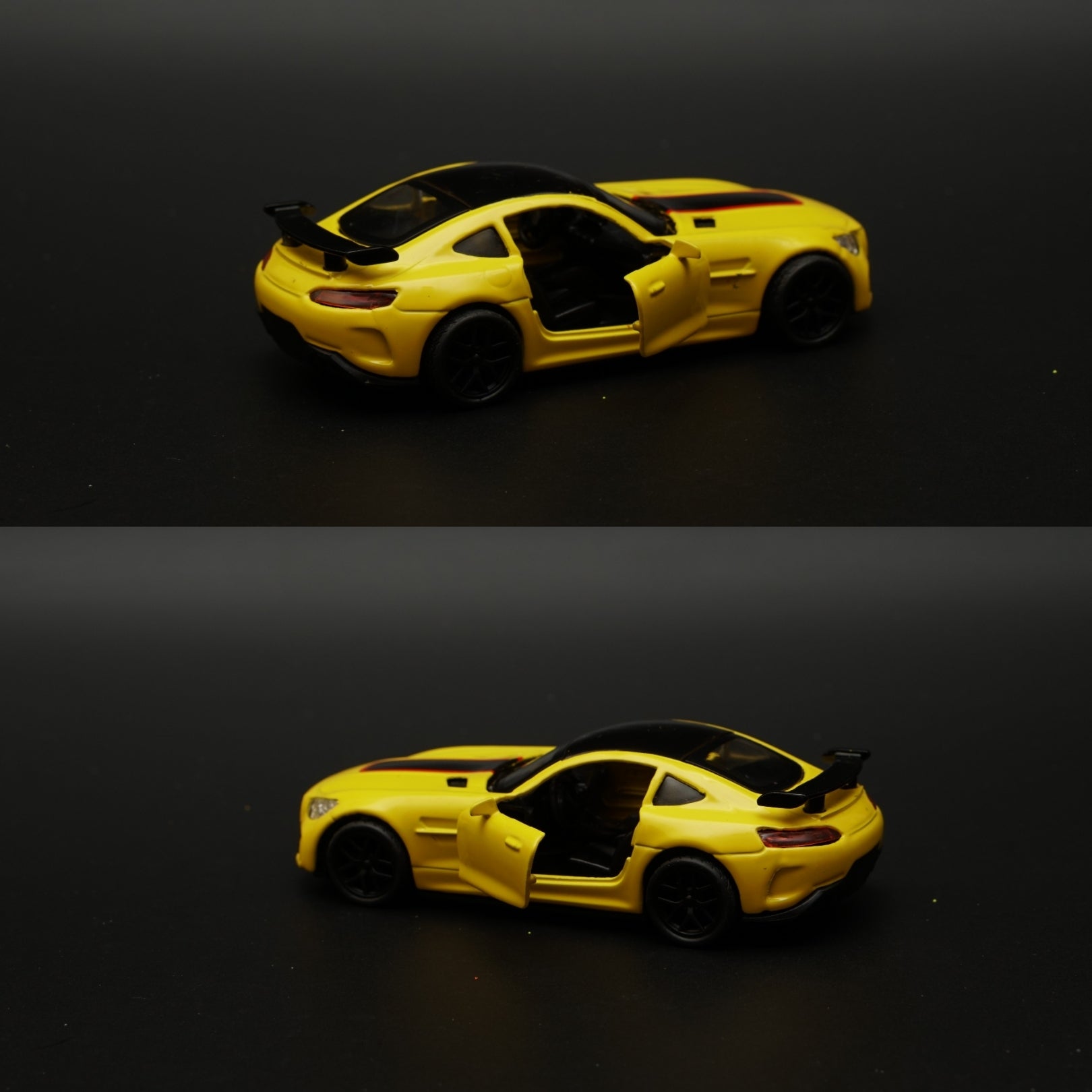 1:36 Amg GT Diecast  Yellow -  Kunju Vandi  