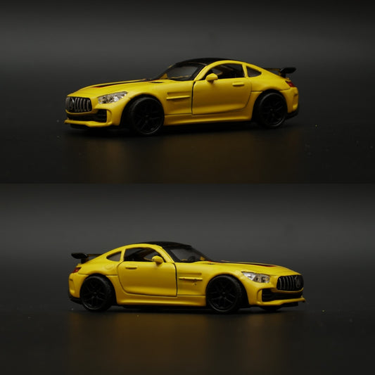 1:36 Amg GT Diecast  Yellow -  Kunju Vandi  