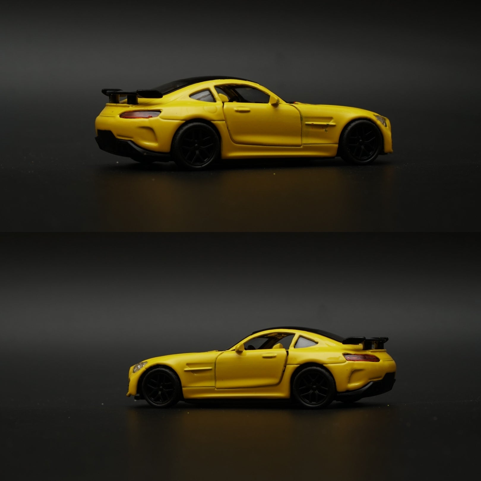 1:36 Amg GT Diecast  Yellow -  Kunju Vandi  