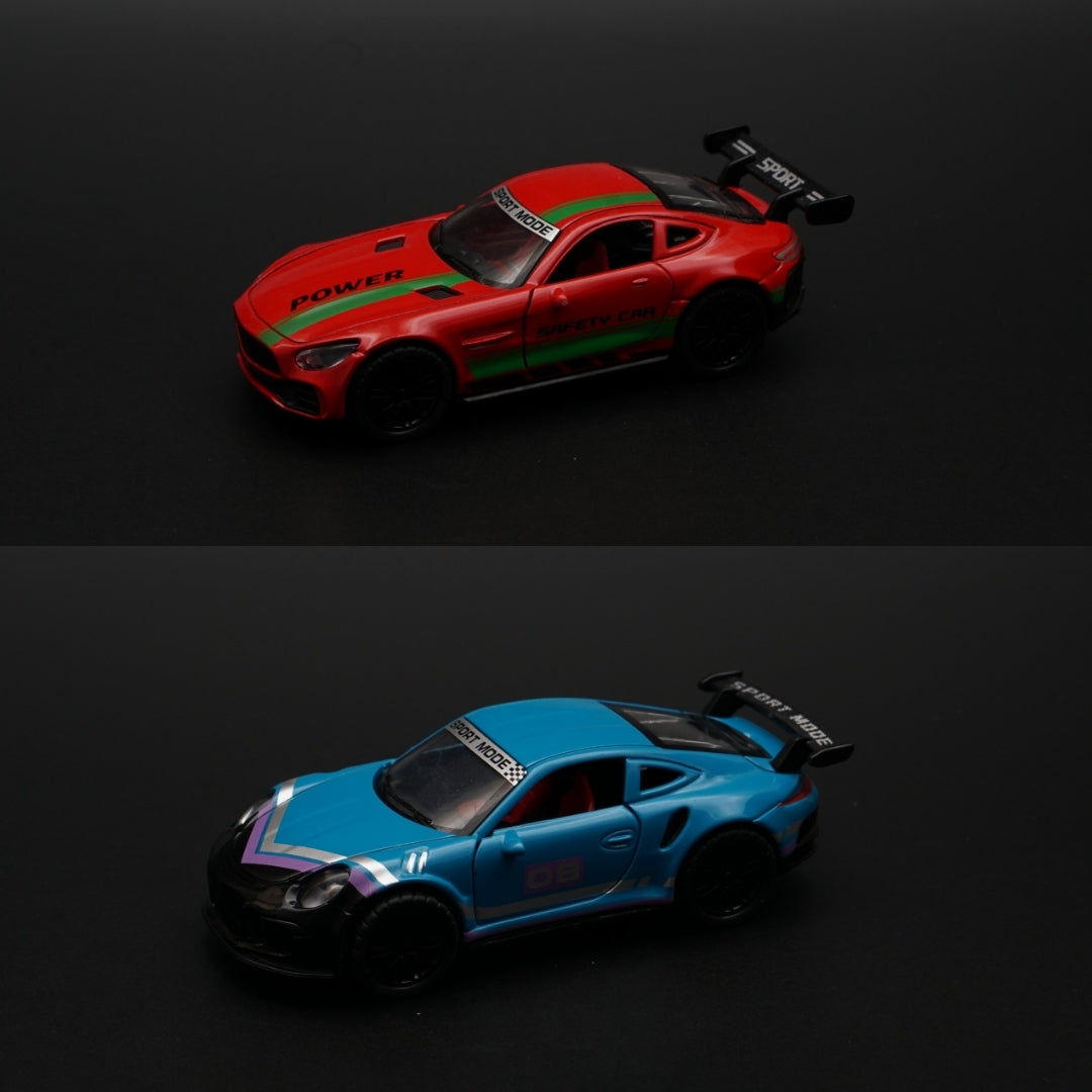 1:36 Amg Gt , Porsche Diecast Combo (2) -  Kunju Vandi  