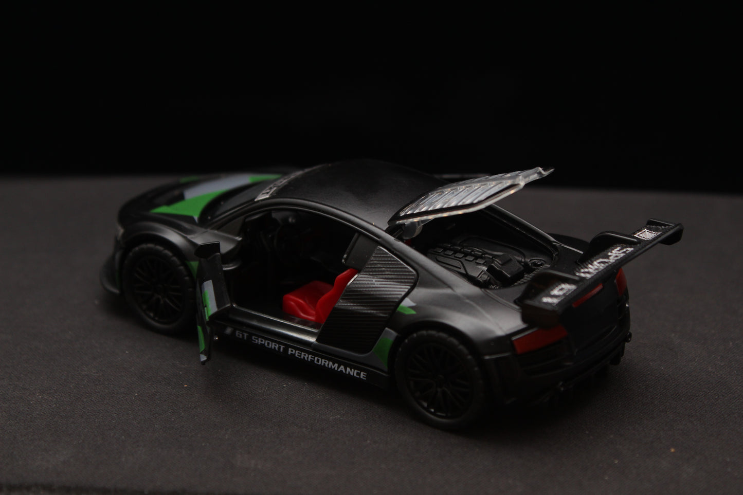 1:36 Audi (Green livery) Diecast -  Kunju Vandi  