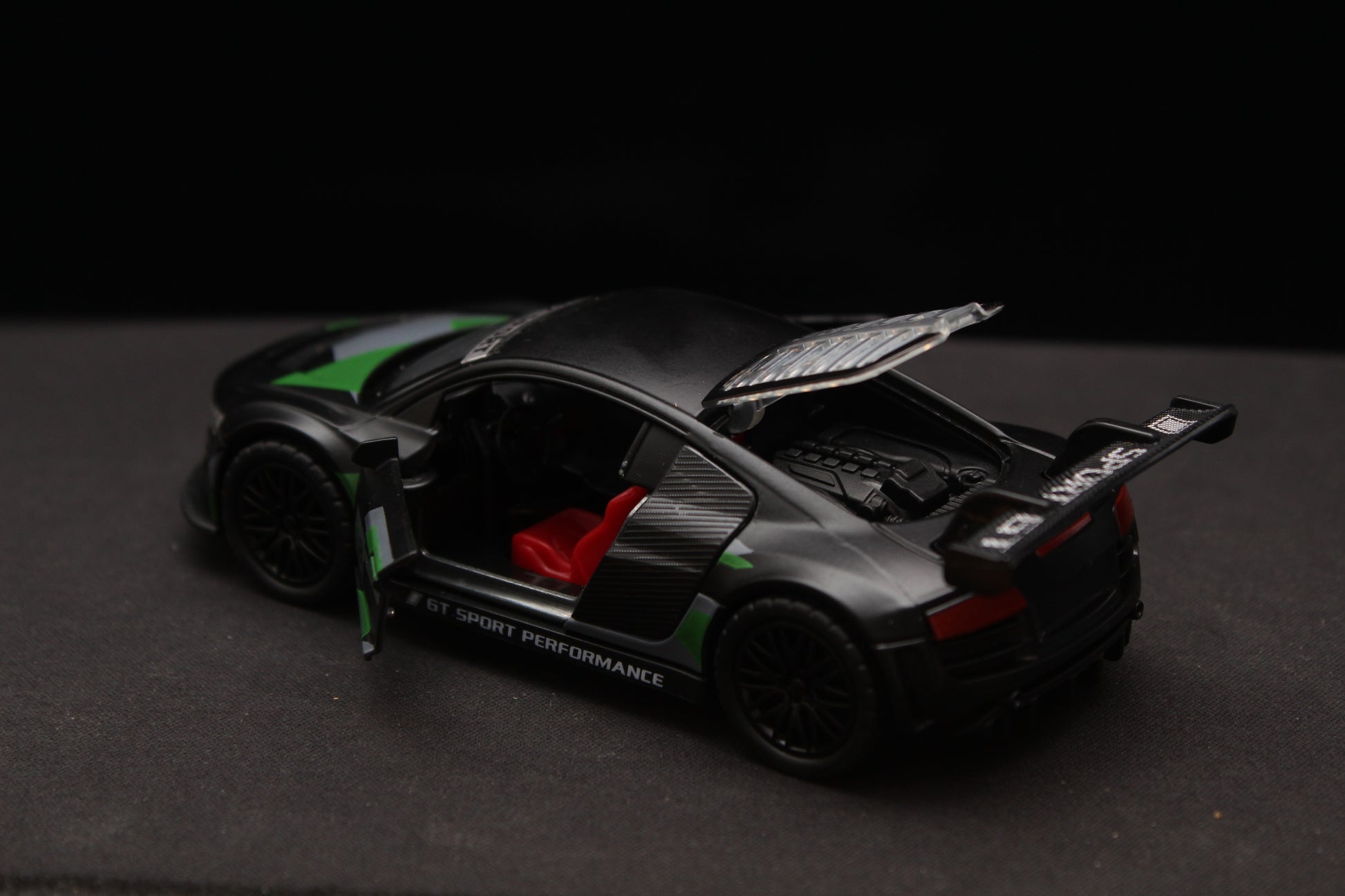 1:36 Audi (Green livery) Diecast -  Kunju Vandi  