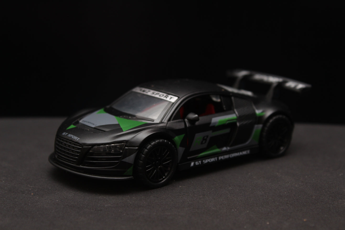 1:36 Audi (Green livery) Diecast -  Kunju Vandi  