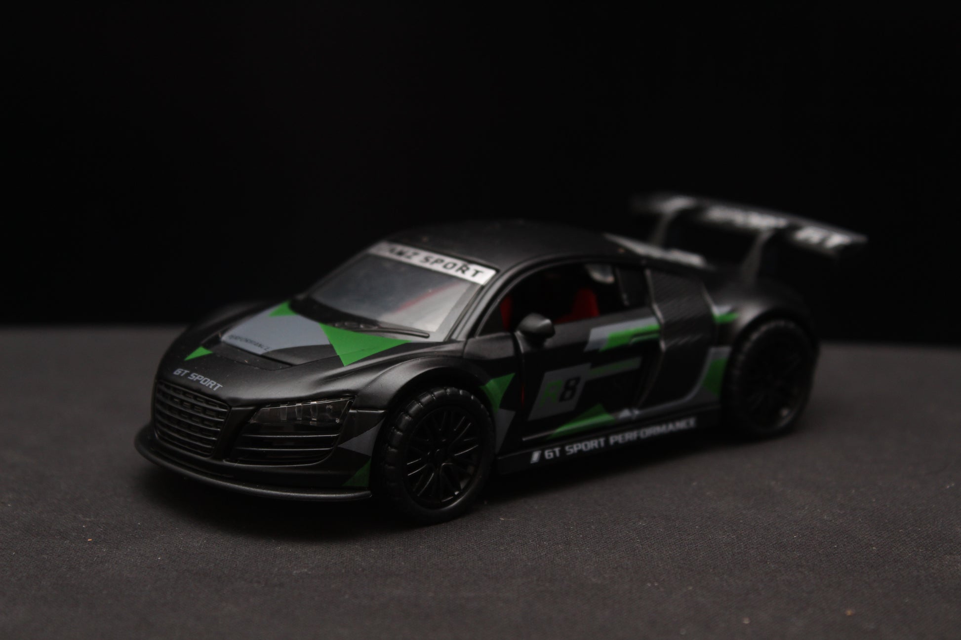 1:36 Audi (Green livery) Diecast -  Kunju Vandi  