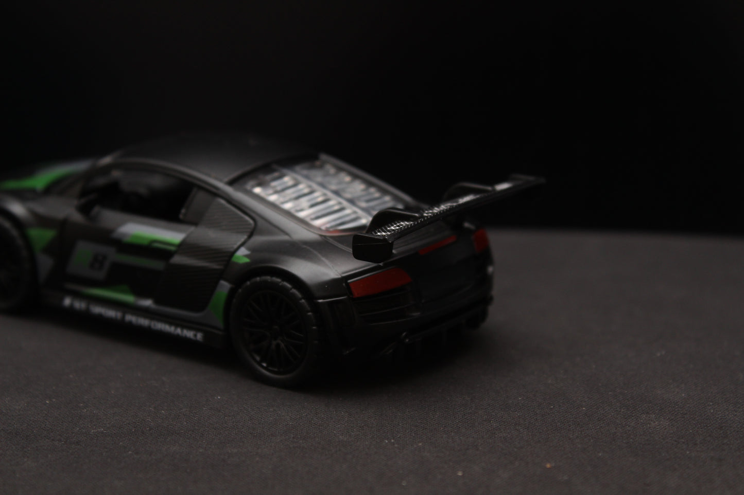1:36 Audi (Green livery) Diecast -  Kunju Vandi  