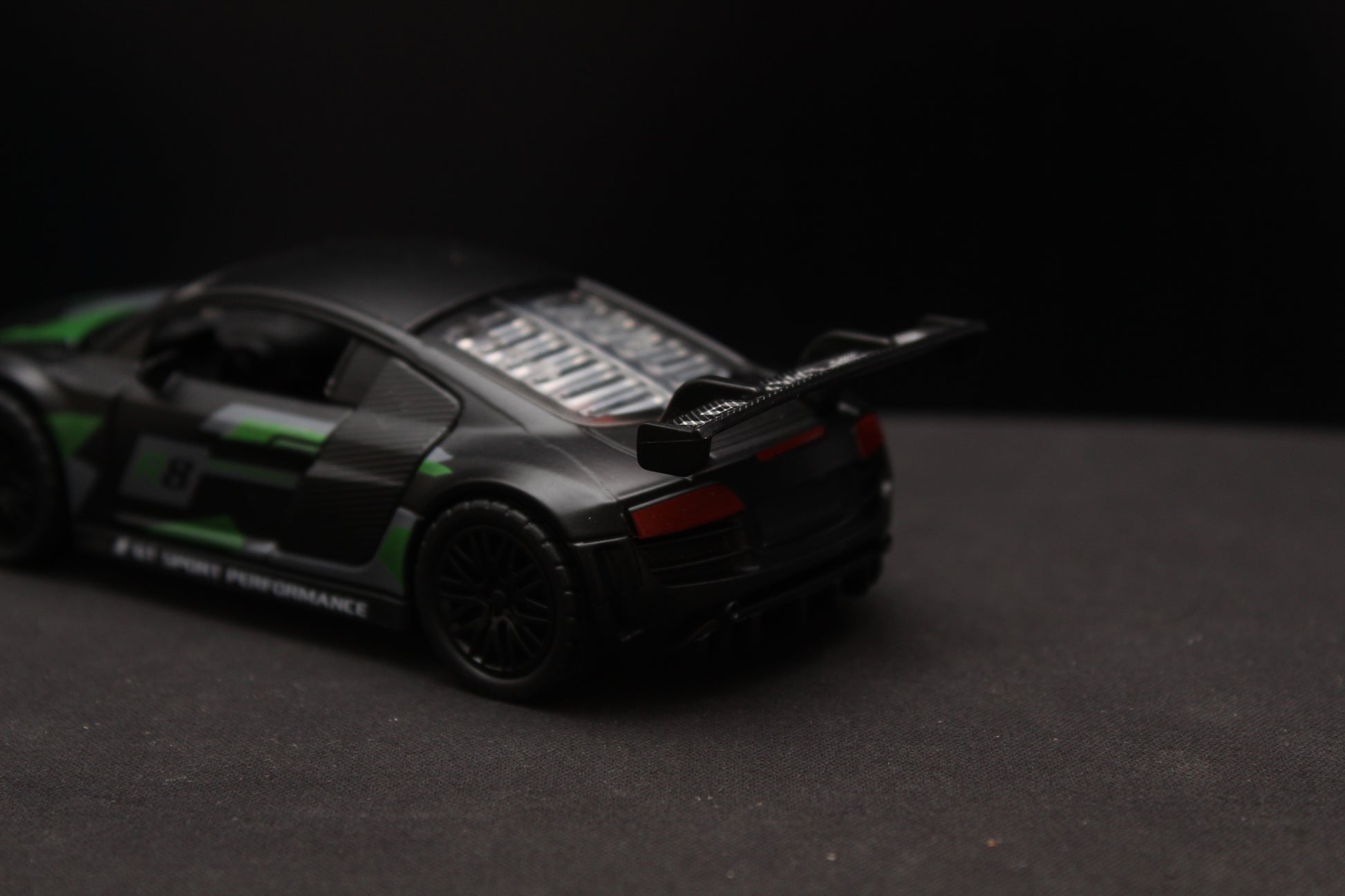 1:36 Audi (Green livery) Diecast -  Kunju Vandi  