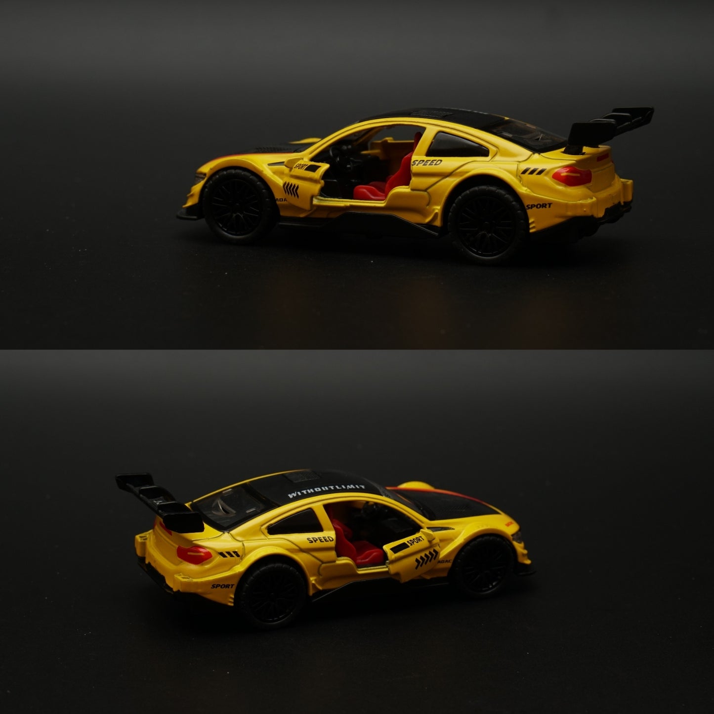 1:36 BMW Diecast BLACK LIVERY -  Kunju Vandi  