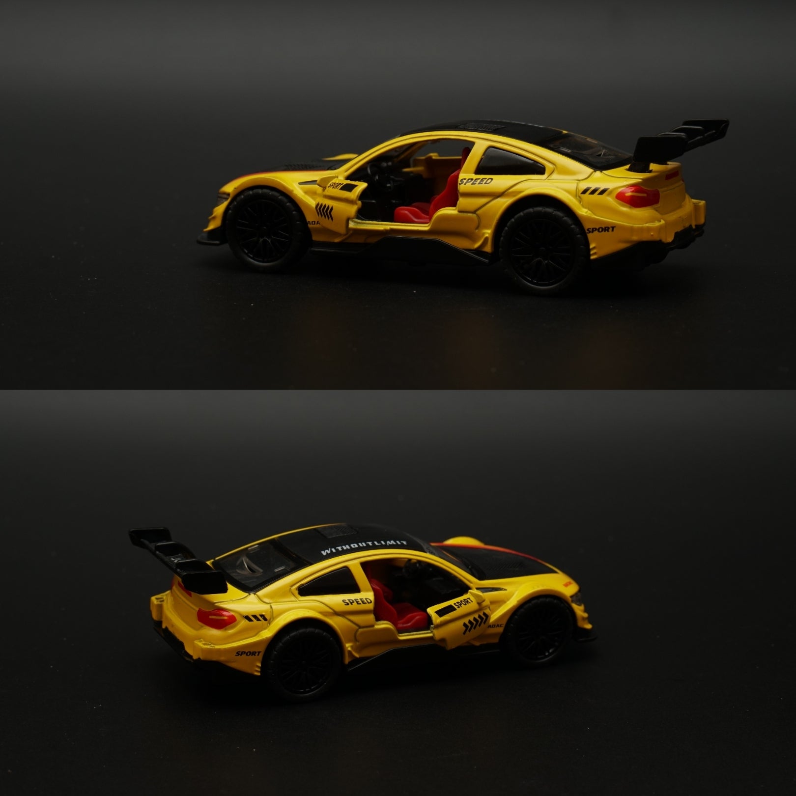 1:36 BMW Diecast BLACK LIVERY -  Kunju Vandi  