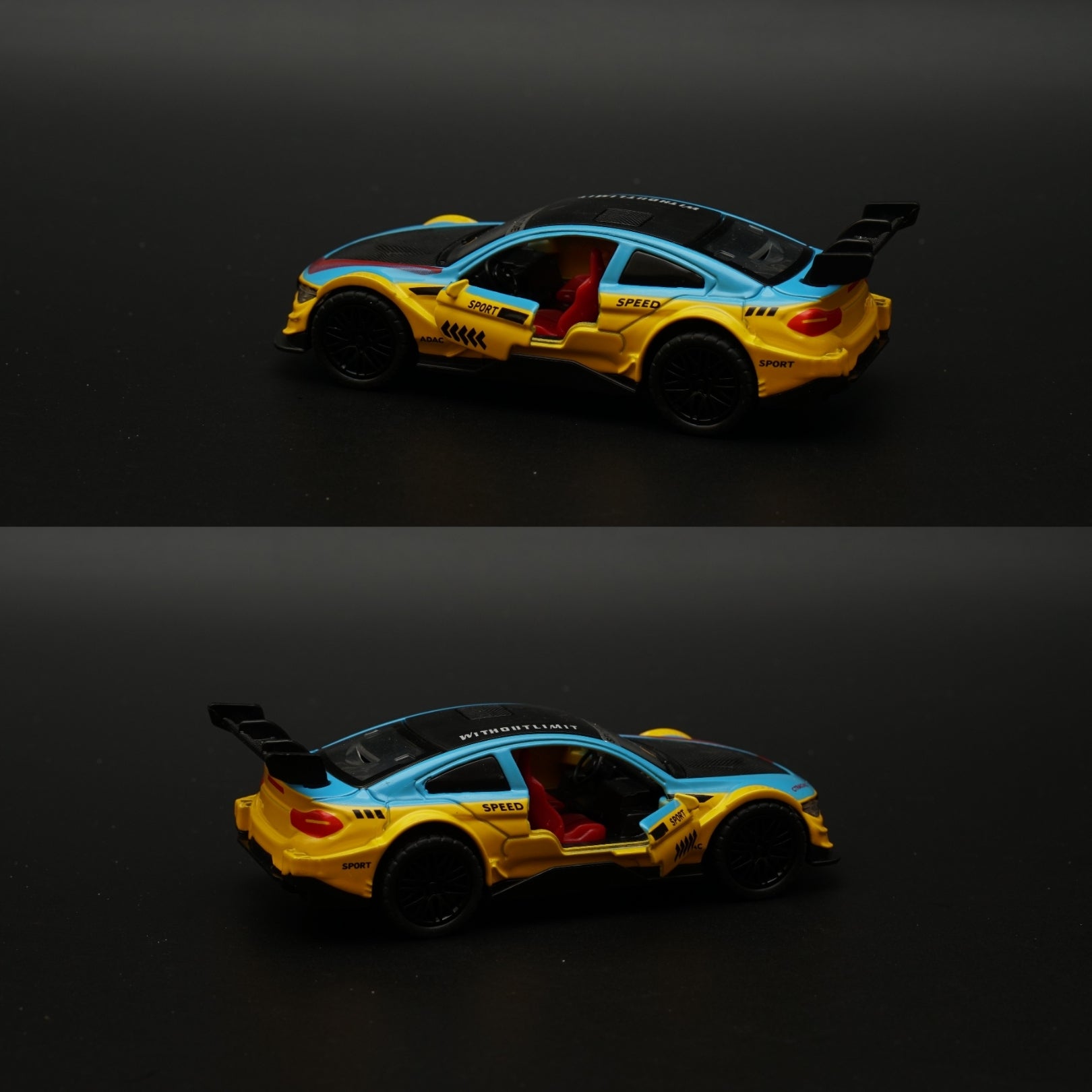 1:36 BMW Diecast Blue Livery -  Kunju Vandi  