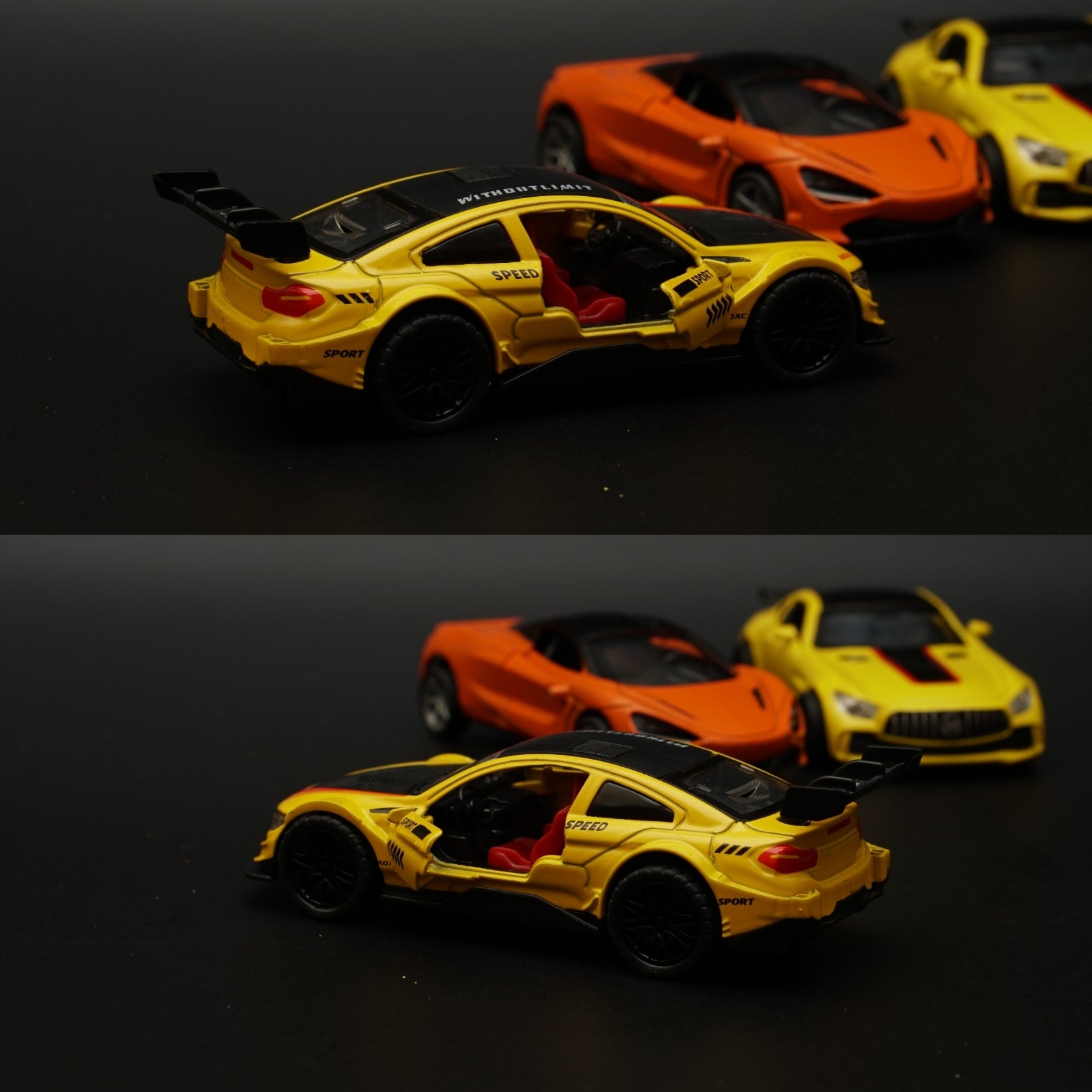 1:36 BMW, Mcalren,, AmgGt Diecast Combo -  Kunju Vandi  