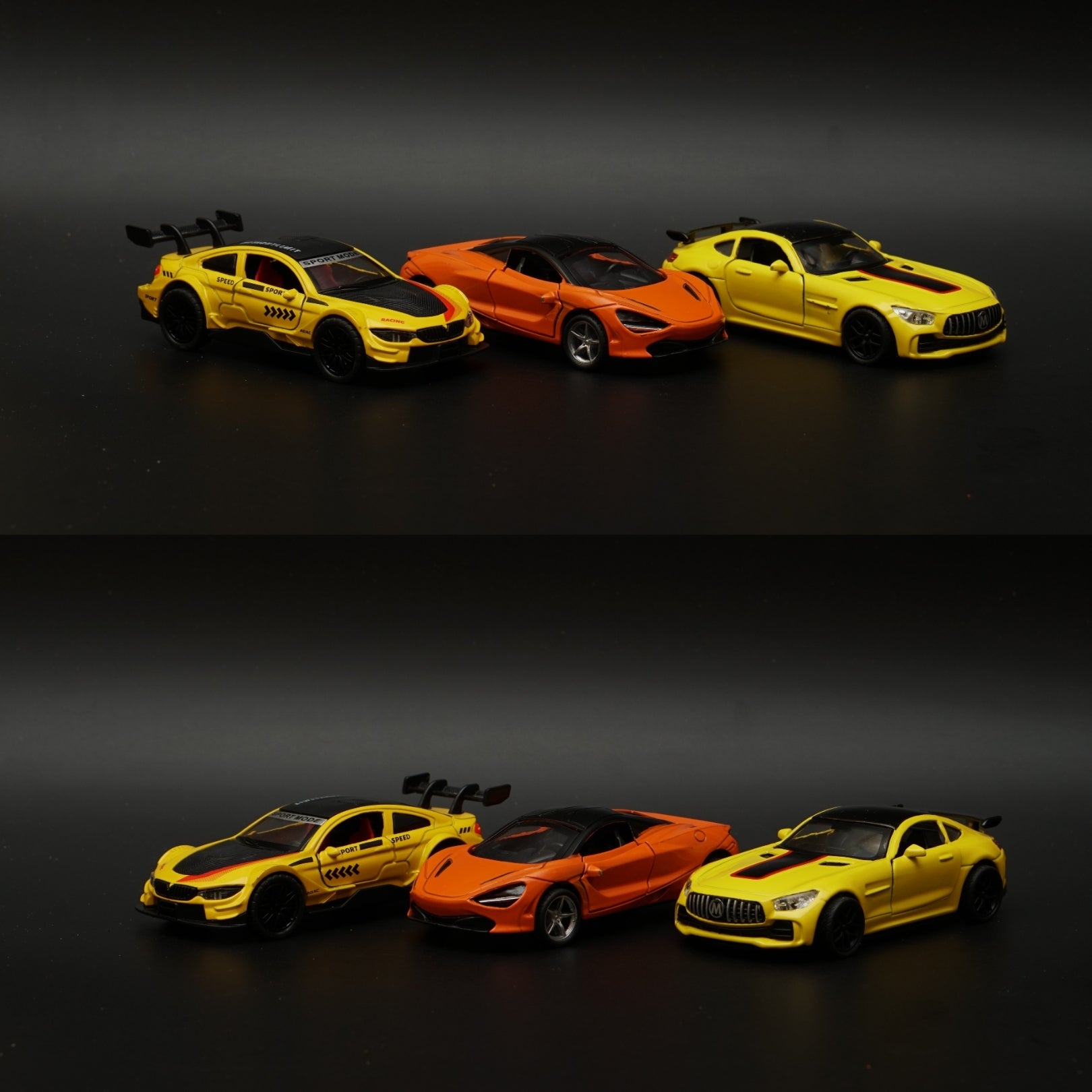 1:36 BMW, Mcalren,, AmgGt Diecast Combo -  Kunju Vandi  