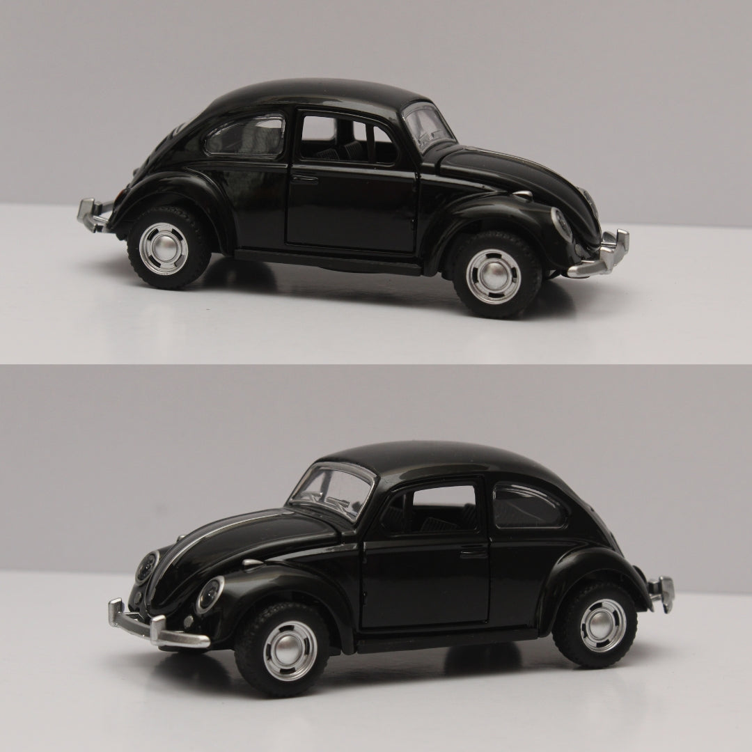 1:36 Beetle Metal Body Black Diecast -  Kunju Vandi  