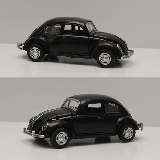 1:36 Beetle Metal Body Black Diecast -  Kunju Vandi  