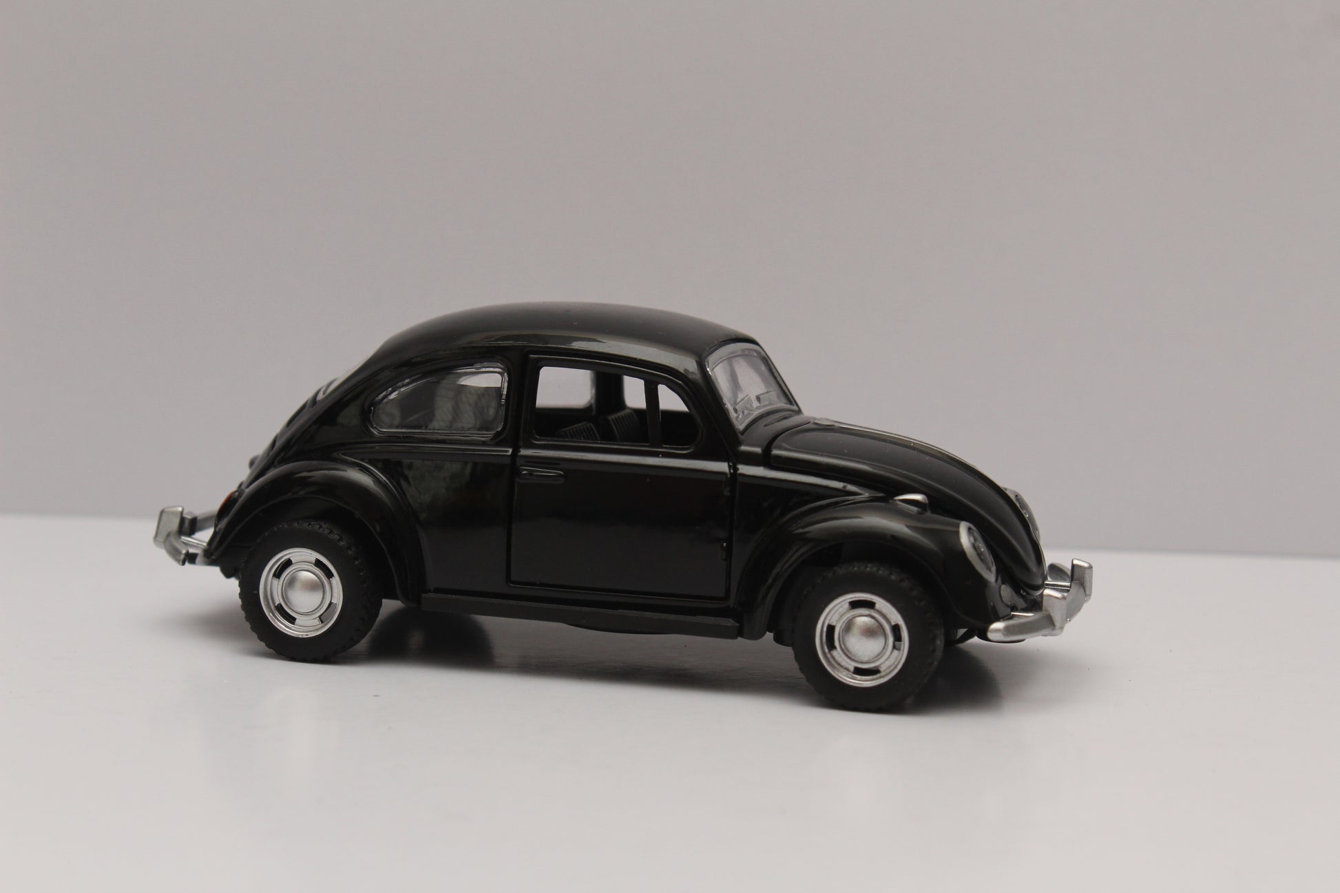 1:36 Beetle Metal Body Black Diecast -  Kunju Vandi  