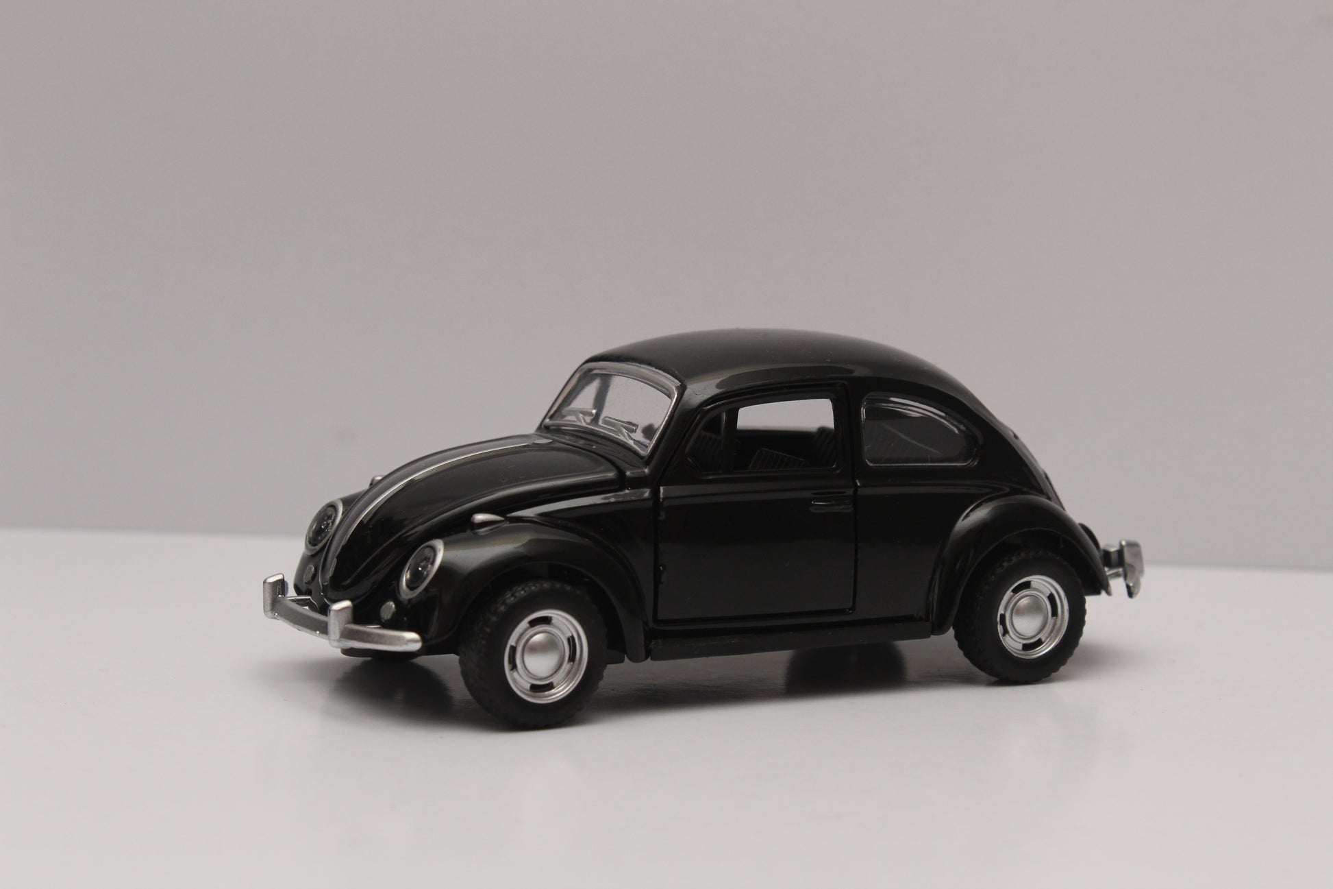 1:36 Beetle Metal Body Black Diecast -  Kunju Vandi  