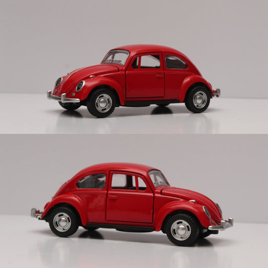 1:36 Beetle Metal Body Red Diecast -  Kunju Vandi  