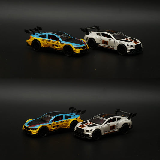 1:36 Bentley (Yellow Livery), BMW Diecast Combo -  Kunju Vandi  