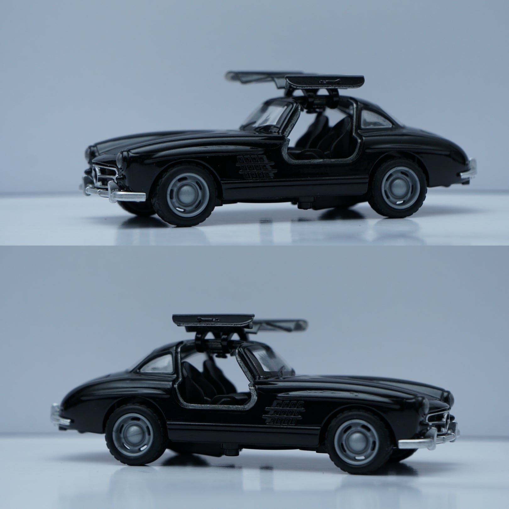1:36 Benz 300 SL Diecast (Black) -  Kunju Vandi  