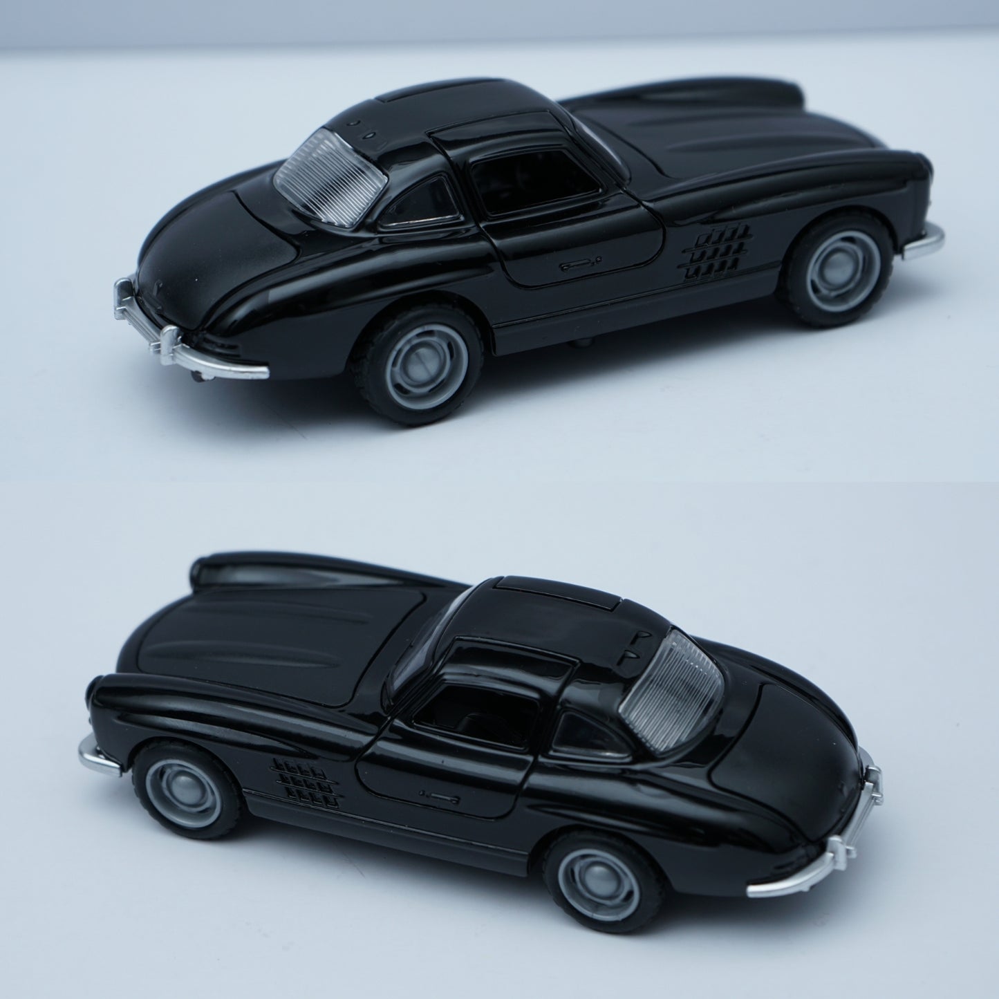 1:36 Benz 300 SL Diecast (Black) -  Kunju Vandi  
