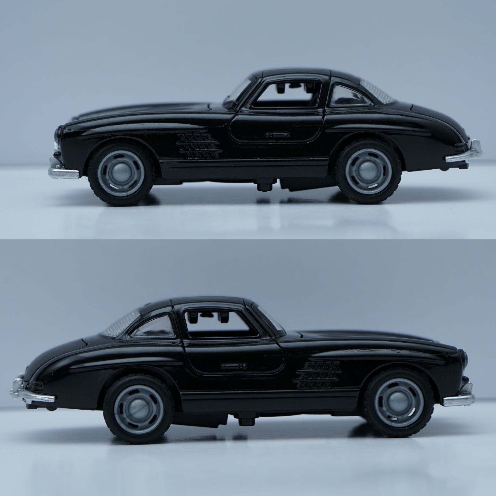 1:36 Benz 300 SL Diecast (Black) -  Kunju Vandi  