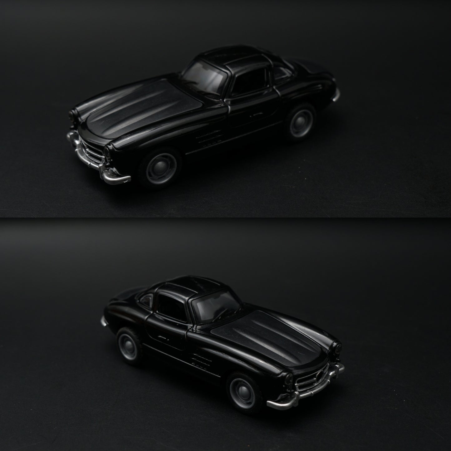 1:36 Benz 300 SL Diecast (Black) -  Kunju Vandi