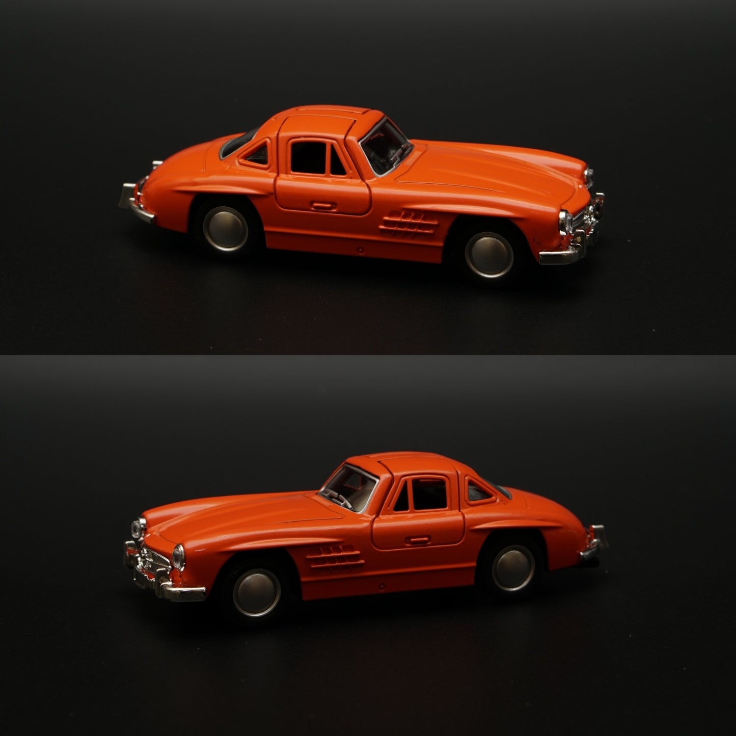 1:36 Benz 300 SL Diecast (Orange) -  Kunju Vandi  