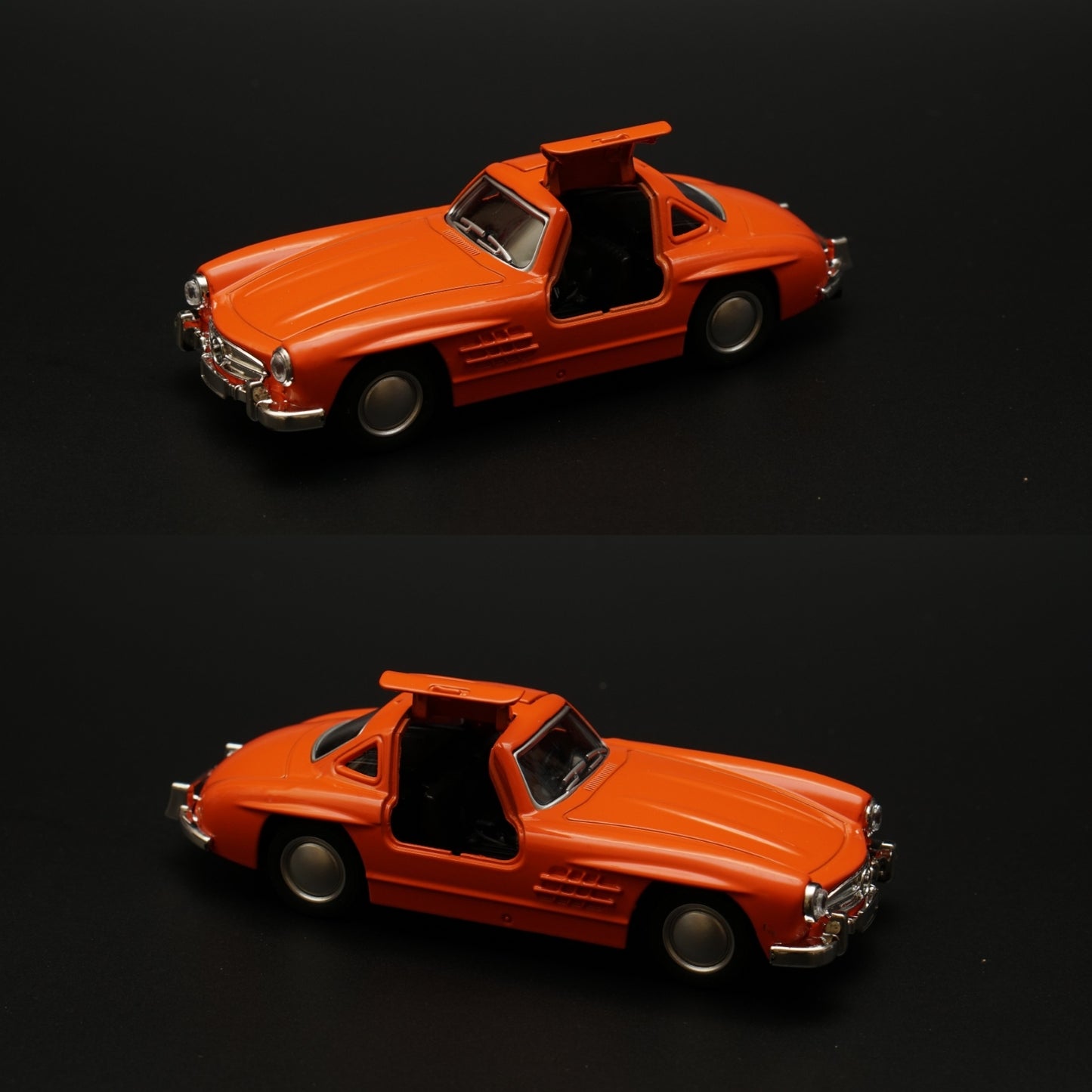 1:36 Benz 300 SL Diecast (Orange) -  Kunju Vandi  