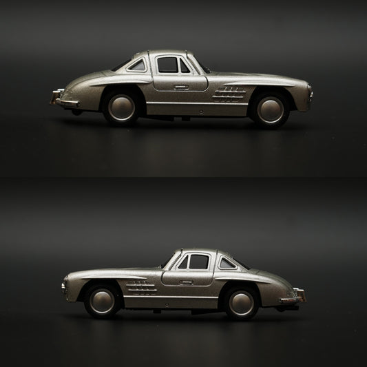 1:36 Benz 300 SL Diecast (Silver) -  Kunju Vandi  