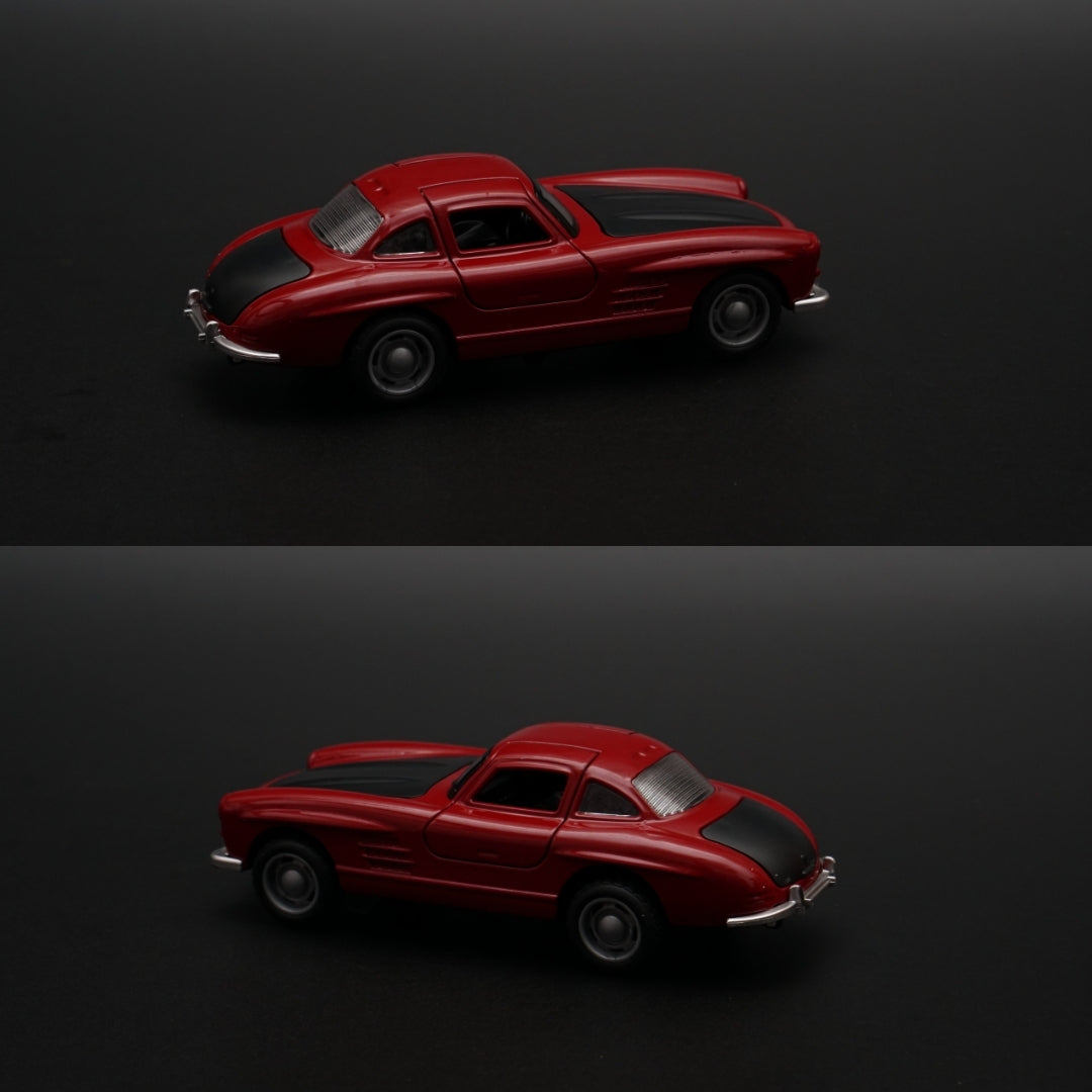 1:36 Benz 300 SL With Lights (Red) -  Kunju Vandi  