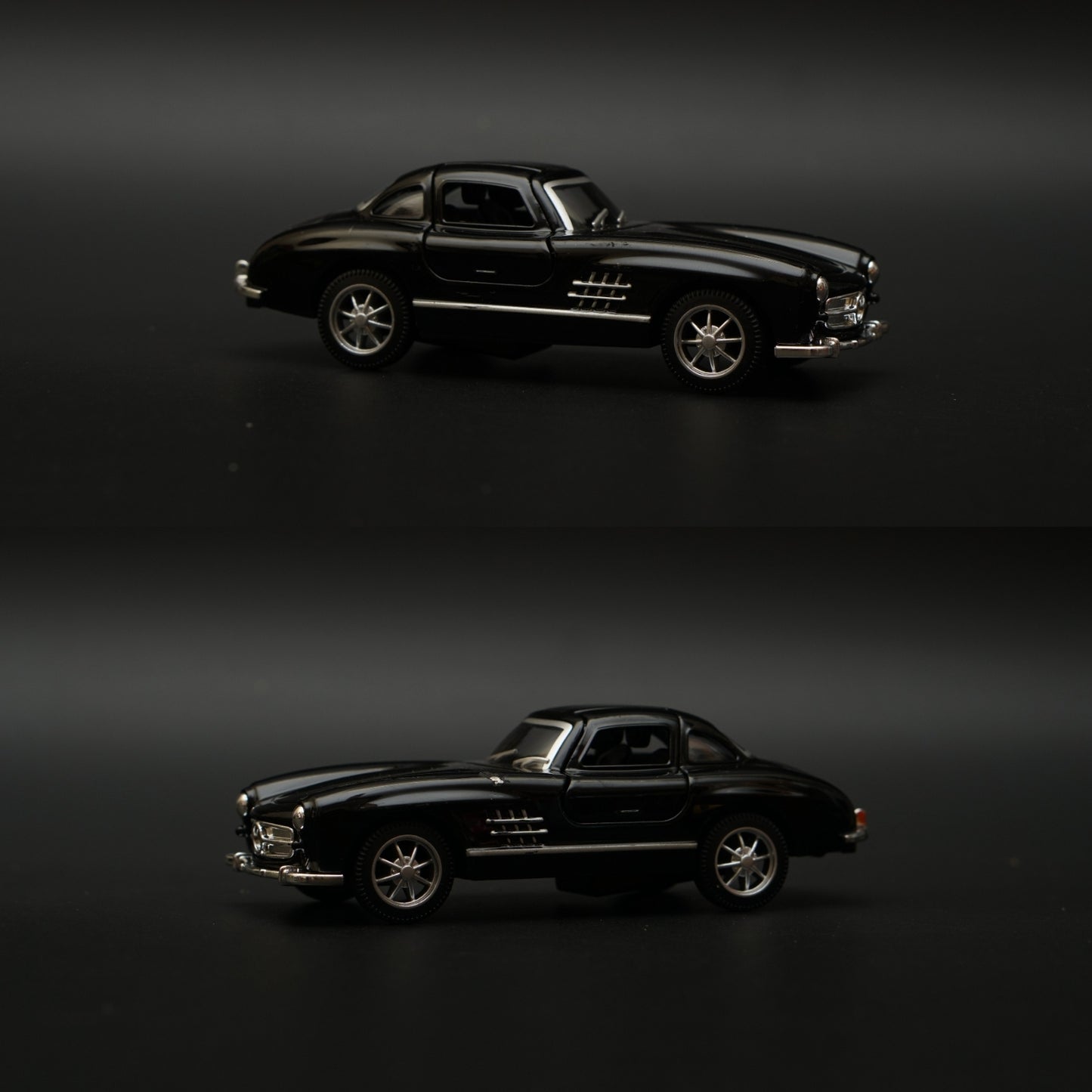1:36 Benz 300SL Diecast (Black) 11.5 Cm -  Kunju Vandi  