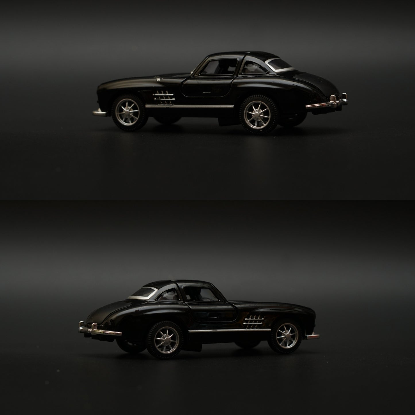 1:36 Benz 300SL Diecast (Black) 11.5 Cm -  Kunju Vandi  