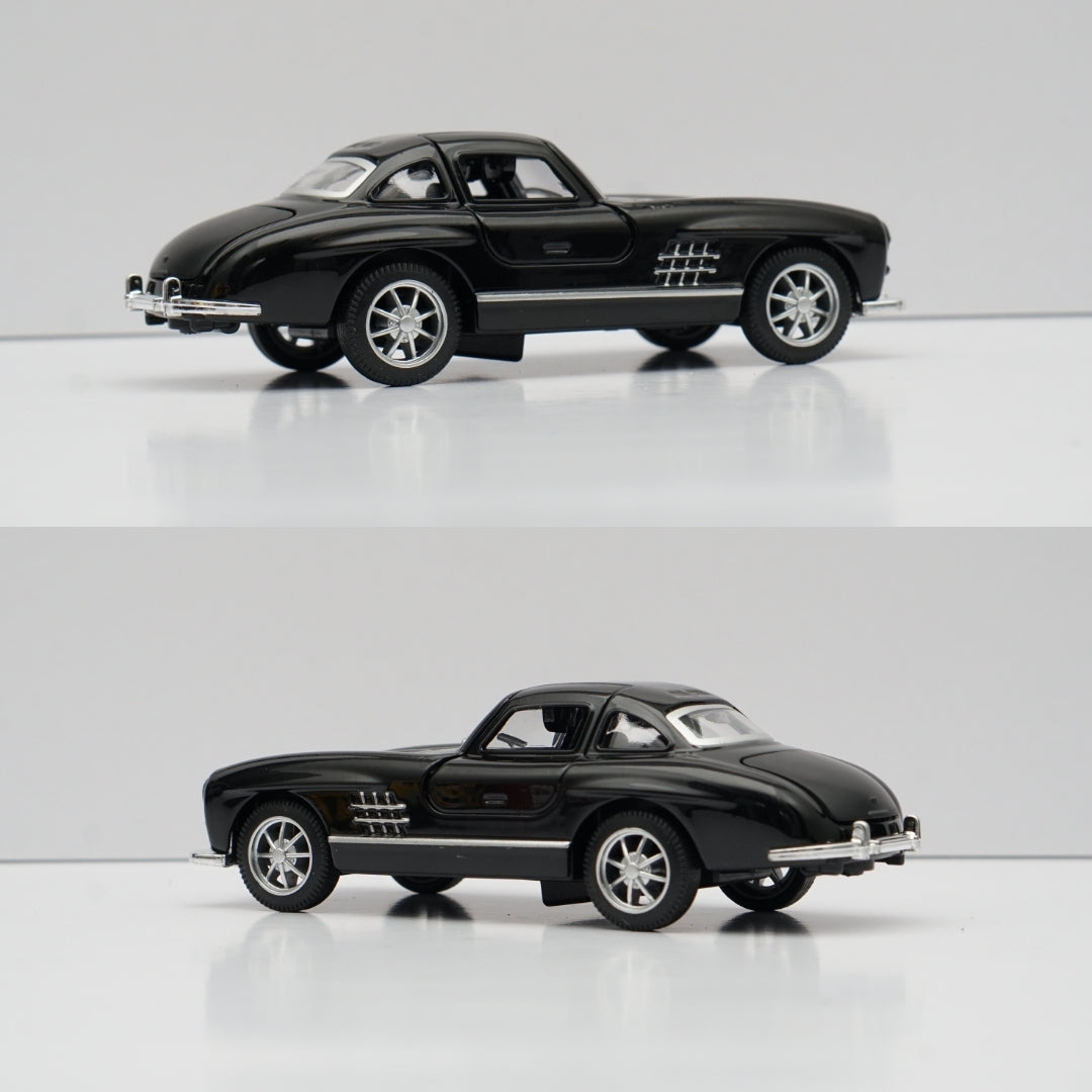 1:36 Benz 300SL Diecast (Black) 11.5 Cm -  Kunju Vandi  