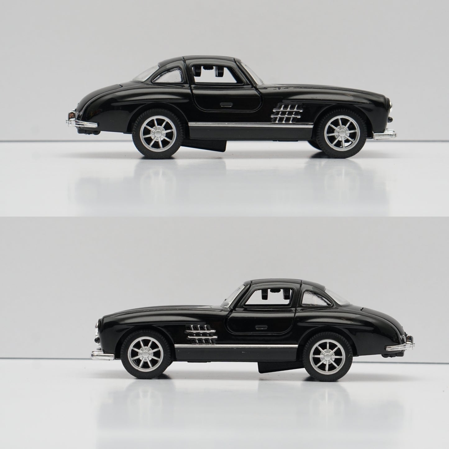 1:36 Benz 300SL Diecast (Black) 11.5 Cm -  Kunju Vandi  