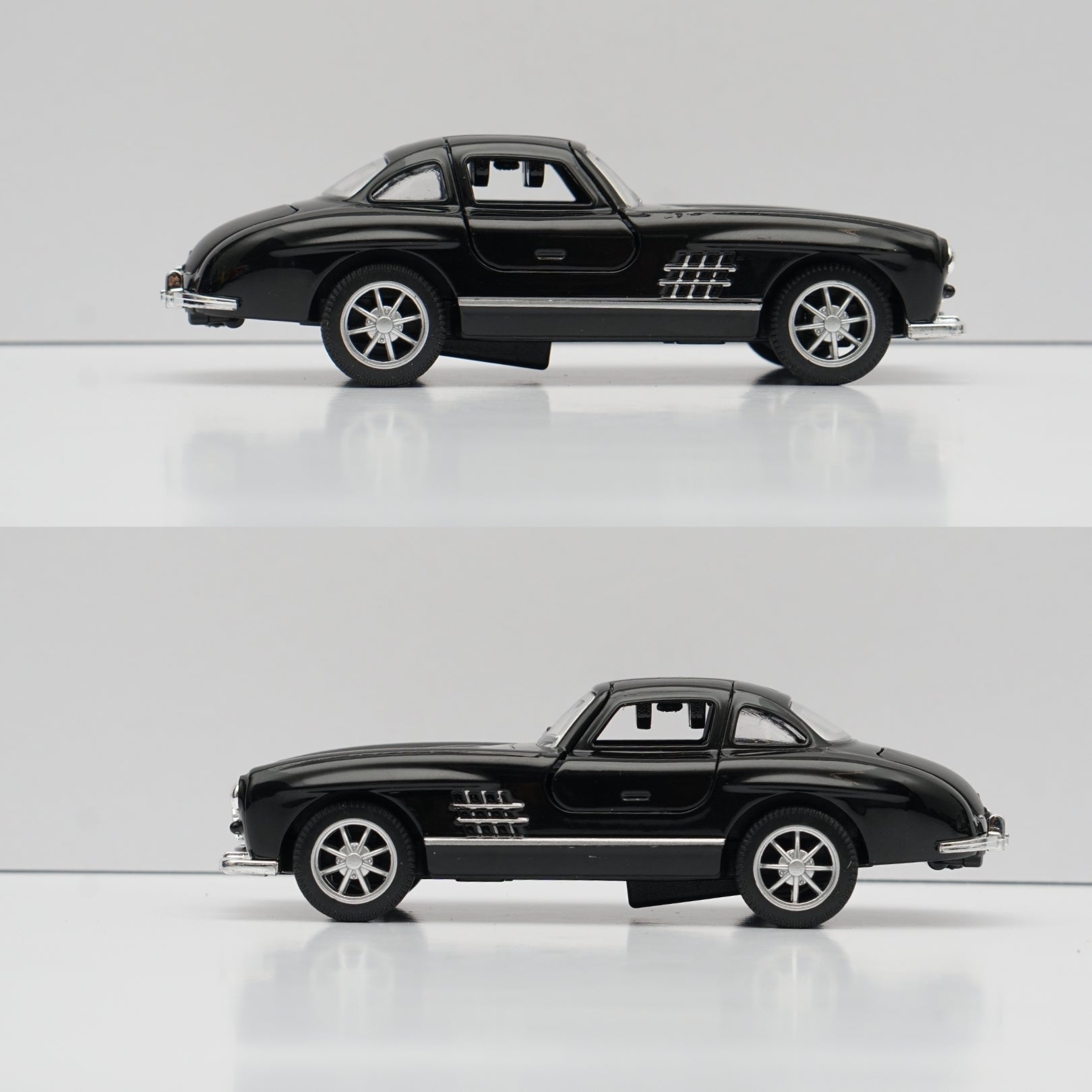 1:36 Benz 300SL Diecast (Black) 11.5 Cm -  Kunju Vandi  