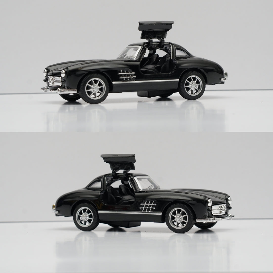 1:36 Benz 300SL Diecast (Black) 11.5 Cm -  Kunju Vandi  