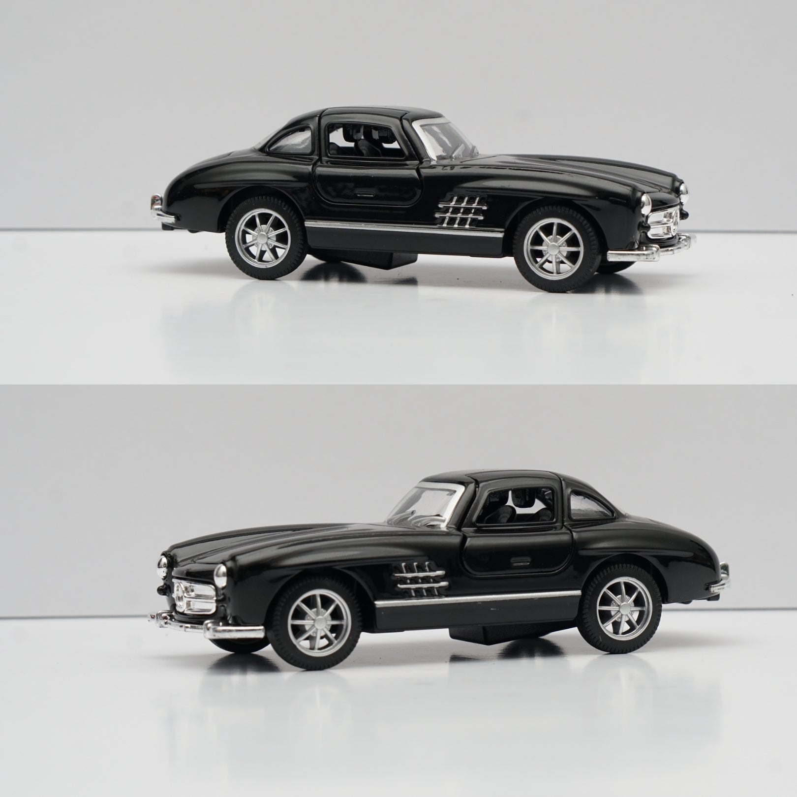 1:36 Benz 300SL Diecast (Black) 11.5 Cm -  Kunju Vandi  