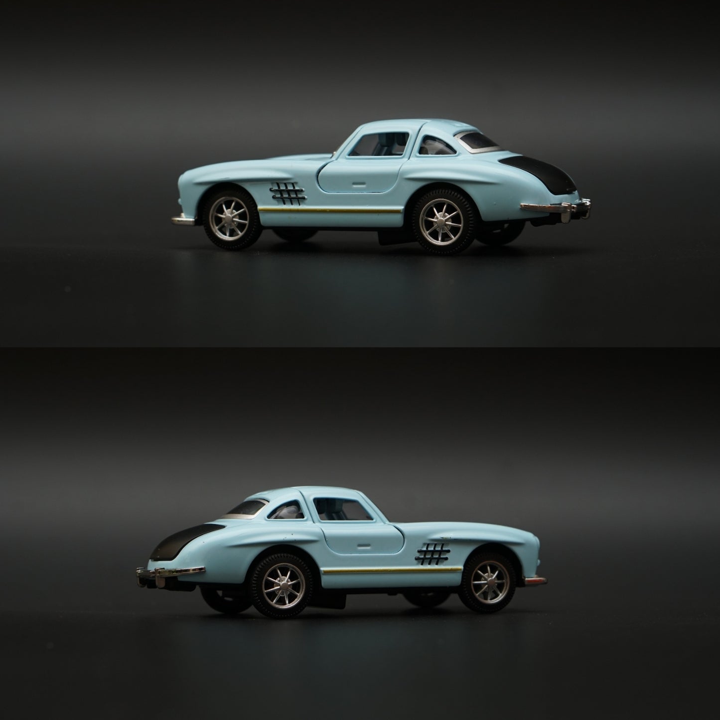 1:36 Benz 300SL Diecast (Blue) 11.5 Cm -  Kunju Vandi  