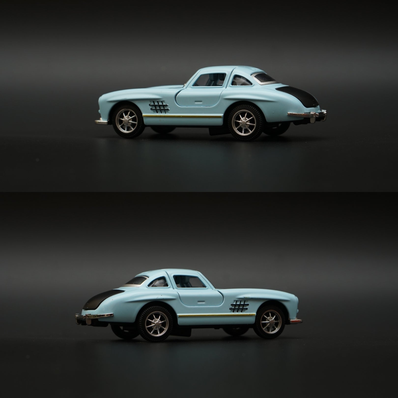 1:36 Benz 300SL Diecast (Blue) 11.5 Cm -  Kunju Vandi  