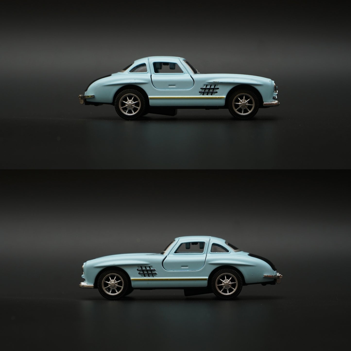 1:36 Benz 300SL Diecast (Blue) 11.5 Cm -  Kunju Vandi  