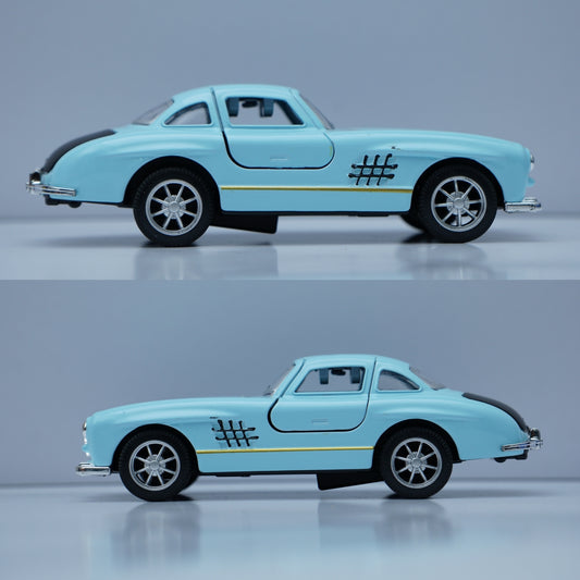 1:36 Benz 300SL Diecast (Blue) 11.5 Cm -  Kunju Vandi  