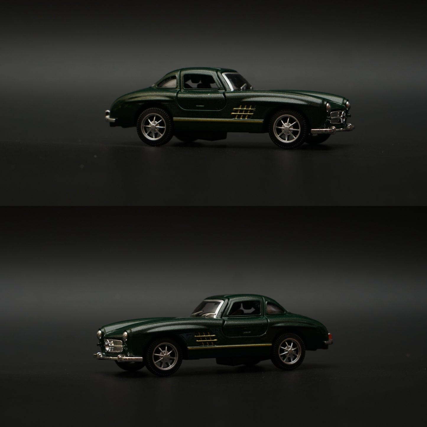 1:36 Benz 300SL Diecast (Green) 11.5 Cm -  Kunju Vandi  